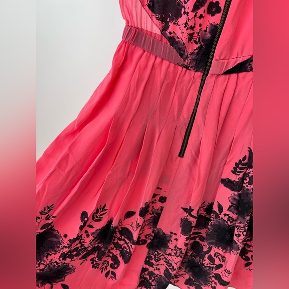 ANTHROPOLOGIE Tracy Reese Dress Women’s Silk Combo Frock Kimono Floral - Picture 13 of 14